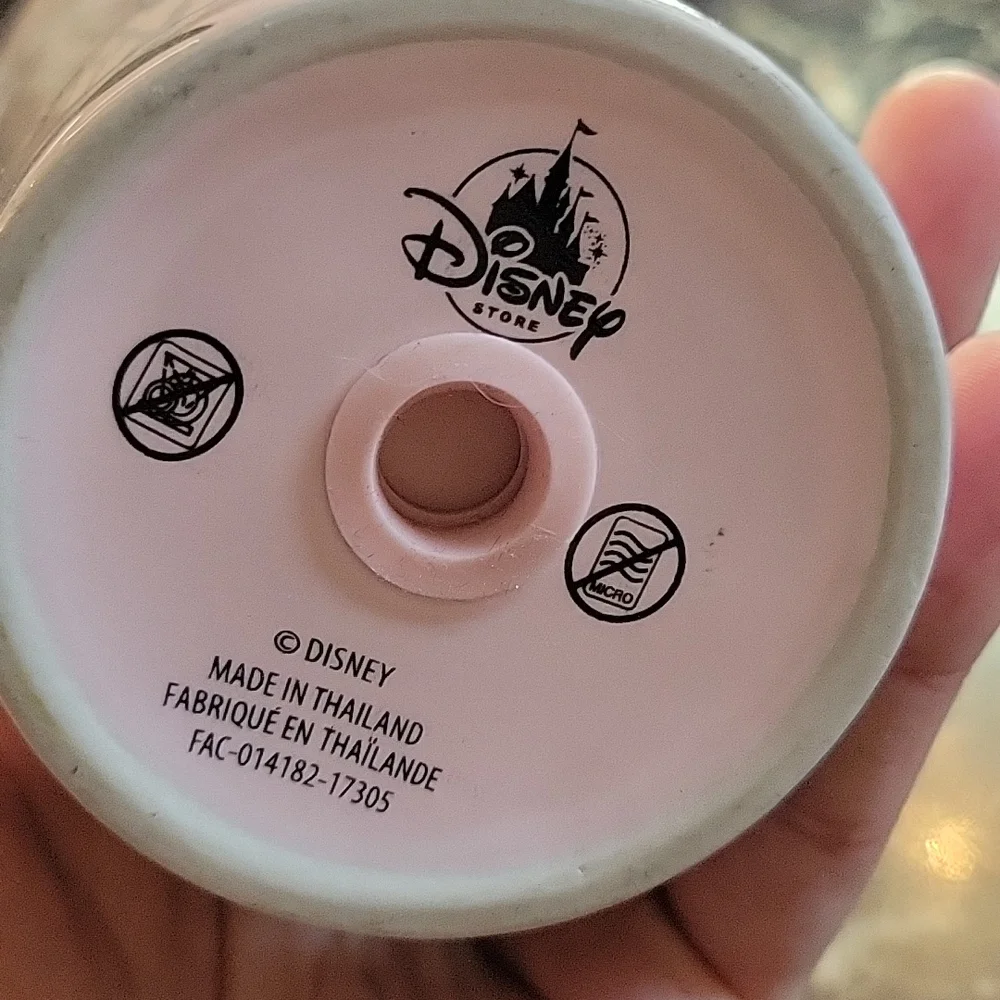 Disney Sleeping Beauty Tumbler & Lid Castle Ceramic travel 5 minutes more drink - Picture 7 of 7